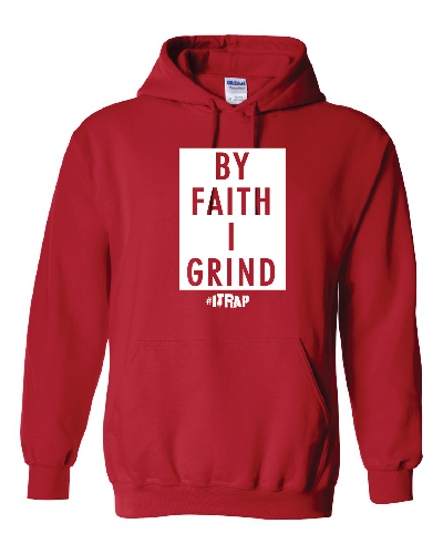 By Faith I Grind Pullover Hoodie